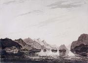 unknow artist, In Dusky Bay,New Zealand March 1773